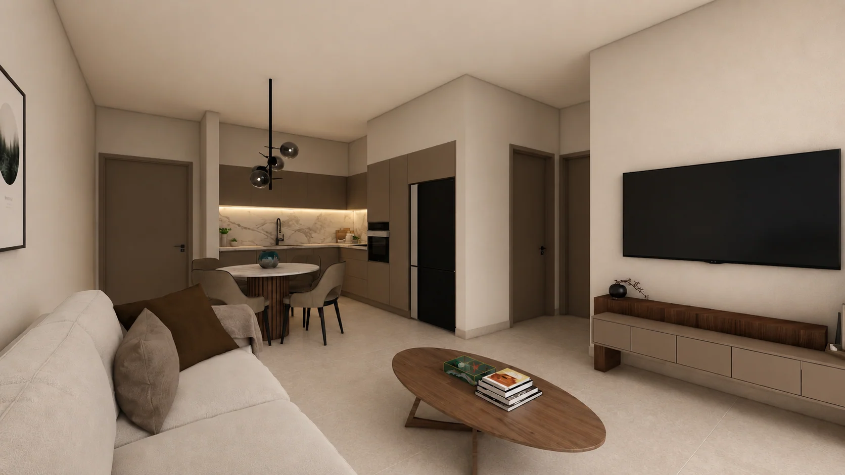 2-bedroom apartment · living room